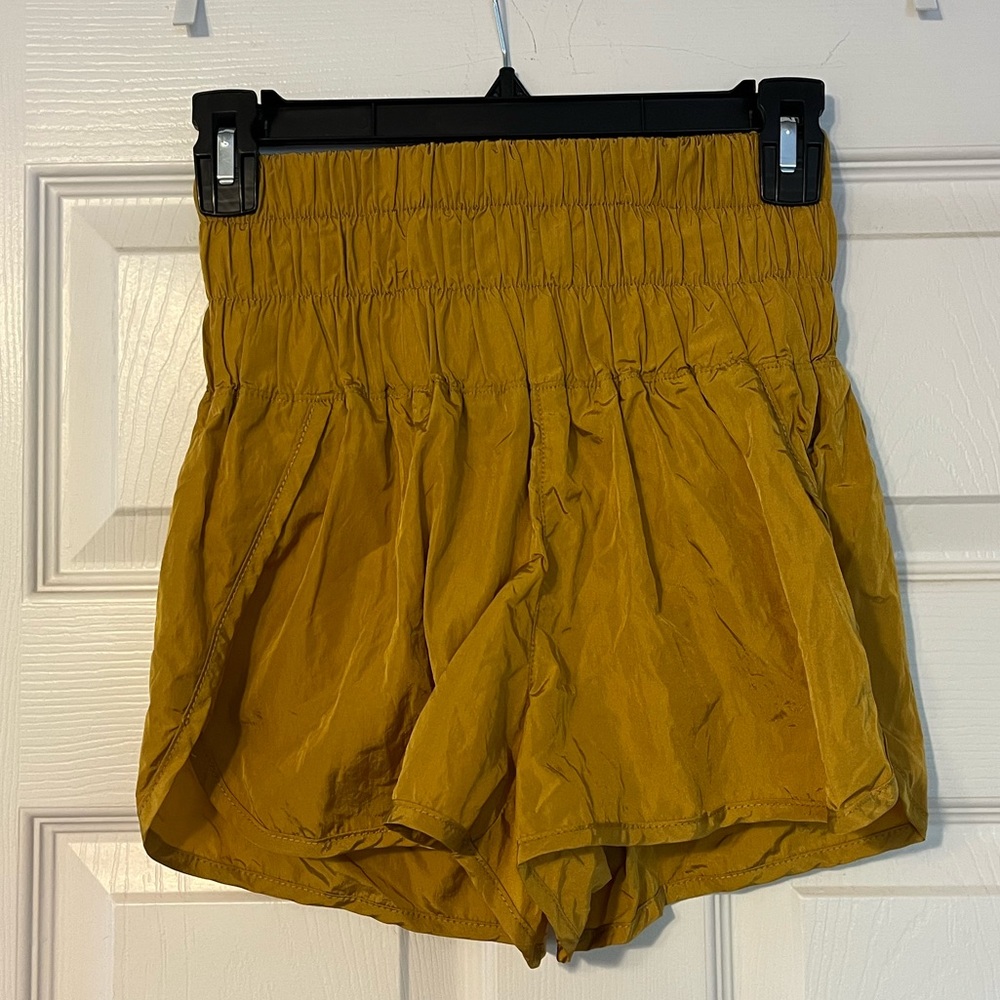 FP Movement the way home shorts - marigold/yellow. Never worn! XS